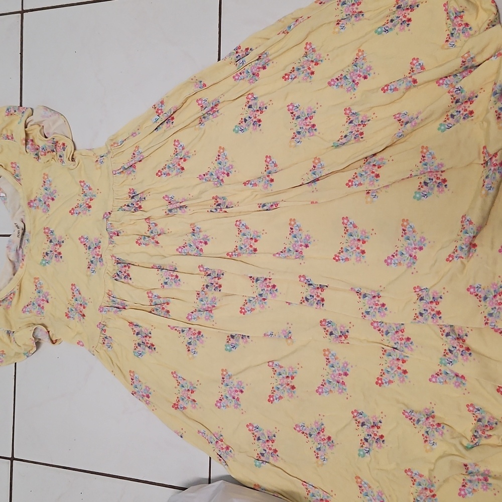Posh Peanut Yellow Floral Butterfly 8y